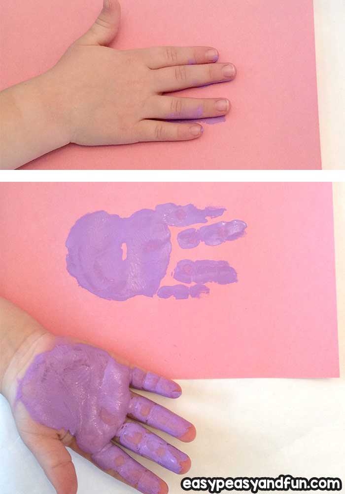 Make a Bunny Handprint