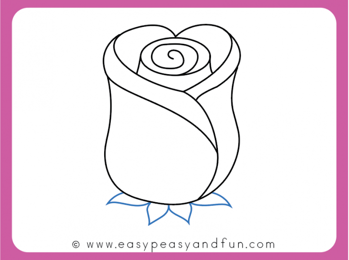 How To Draw A Rose Easy Step By Step For Beginners And Kids Easy Peasy And Fun Did you enjoy pencil rose drawings? how to draw a rose easy step by step