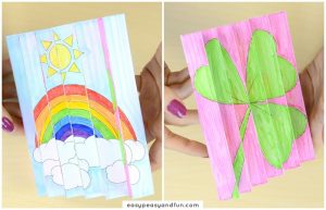St. Patrick's Day Agamograph Printable Template