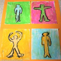 Keith Haring Art for Kids - Pop Art Lesson Idea - Easy Peasy and Fun