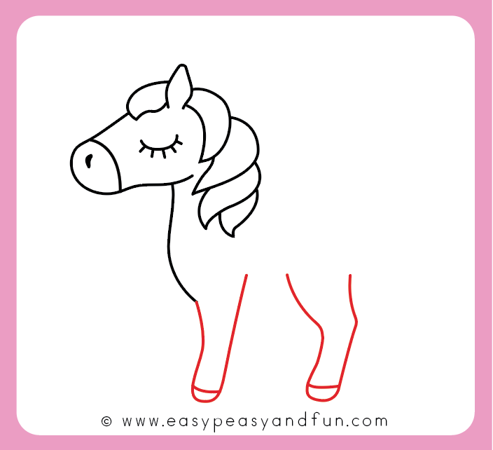 How To Draw An Unicorn Easy And Cute Step By Step Drawing