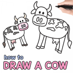 Cow Drawing Instructions