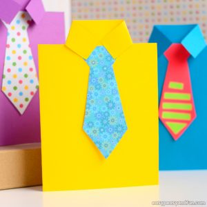 Father's Day Shirt Card idea For Kids