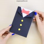 Father's Day Tuxedo Card Craft for Kids