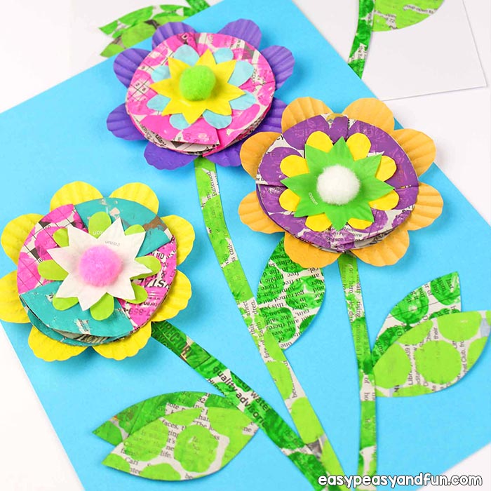 Flower crafts for children