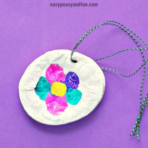 Salt Dough Necklace Craft Idea