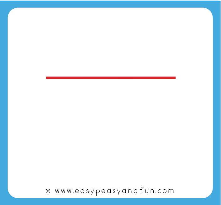 Start drawing a straight line
