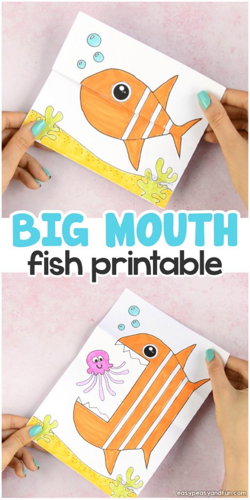 Surprise Big Mouth Lion Printable Template Easy Peasy And Fun