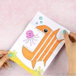 Surprise Big Mouth Fish Printable Template Craft