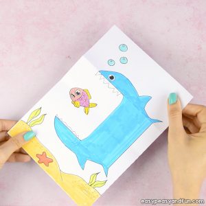Surprise Big Mouth Shark Printable Opened Mouth