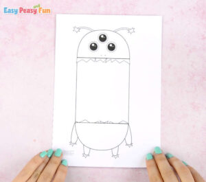 Surprise Big Mouth Monster Printable - Easy Peasy and Fun