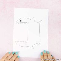 Surprise Big Mouth Shark Printable - Easy Peasy and Fun