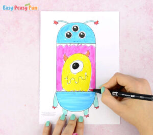 Surprise Big Mouth Monster Printable - Easy Peasy and Fun