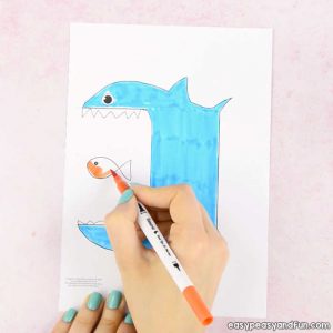 Surprise Big Mouth Shark Printable - Easy Peasy and Fun
