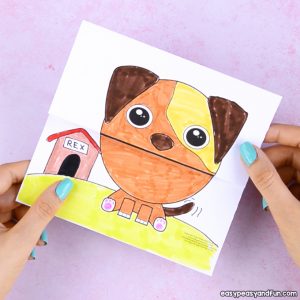 Surprise Big Mouth Dog Printable - Easy Peasy and Fun