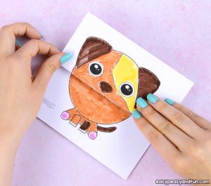 Surprise Big Mouth Dog Printable - Easy Peasy and Fun