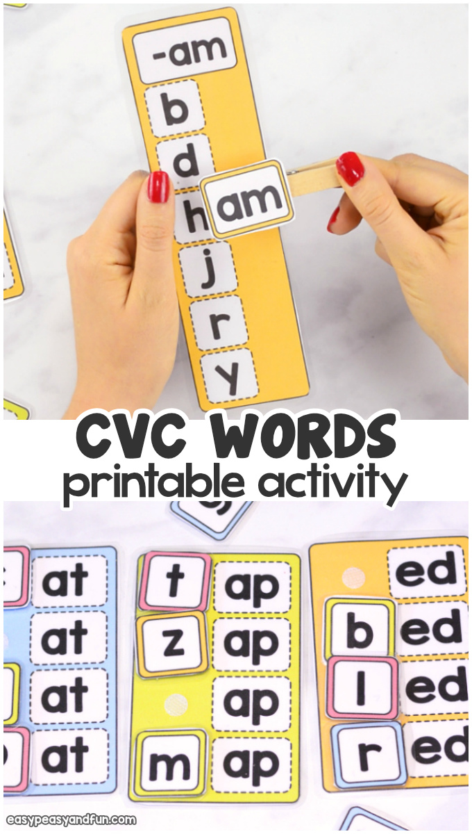 CVC Words Activity Easy Peasy And Fun
