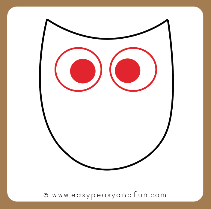 How to Draw an Owl - Step by Step Instructions - Easy Peasy and Fun