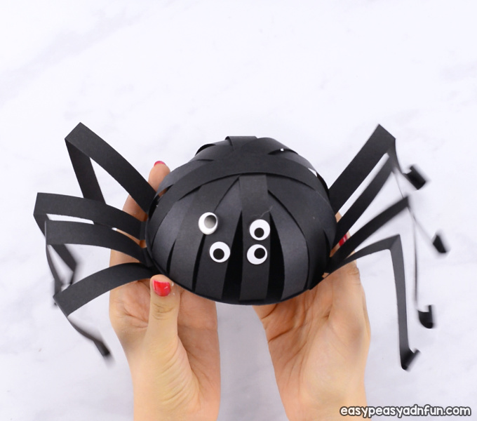 Paper Spider Craft for Kids