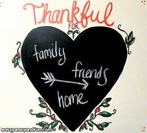 Chalk Paint Heart - Art Project DIY