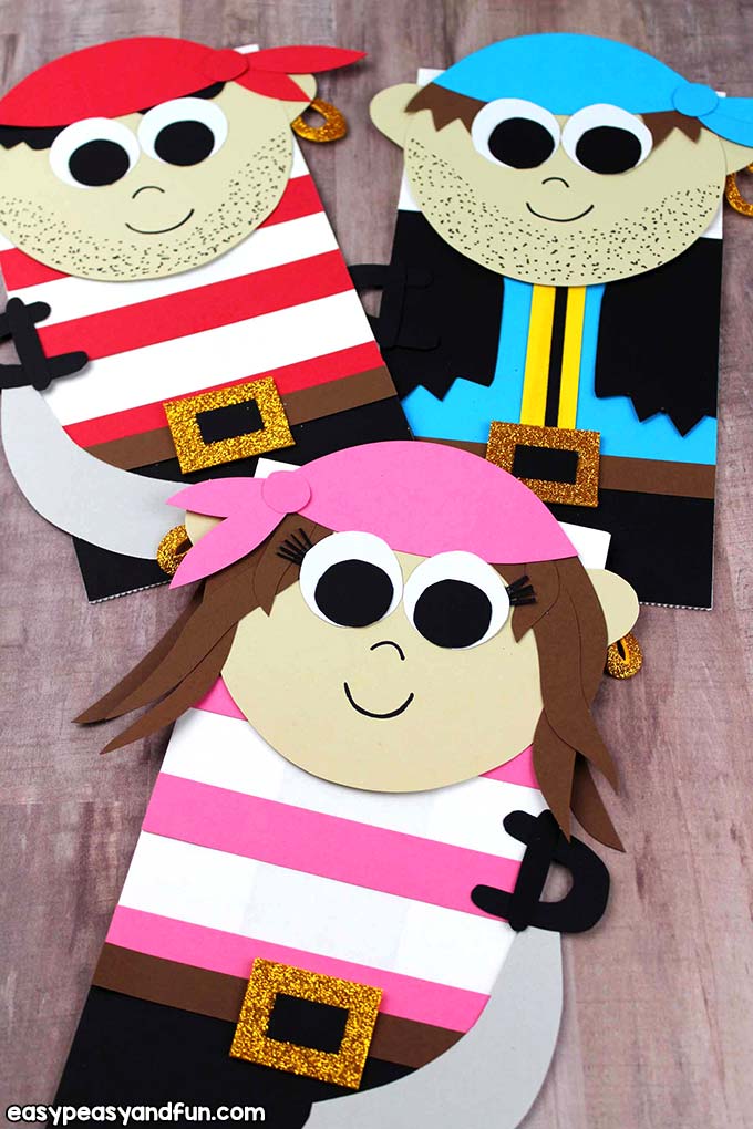 Pirates - Puppets with paper bags