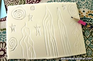 Printmaking Lesson For Kids - Easy Peasy and Fun