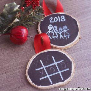 Chalk Paint Ornament for Kids