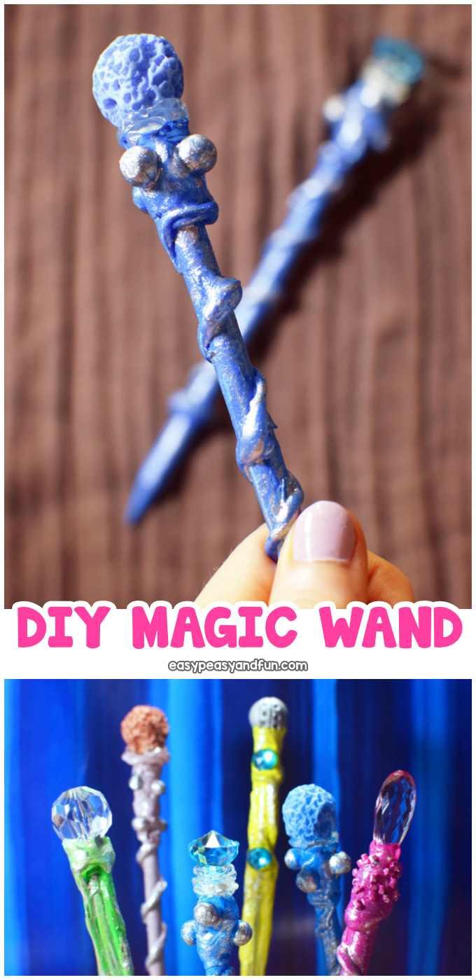 How to make a Magic wand - a DIY wand craft idea perfect for Harry Potter fans or fairy lovers