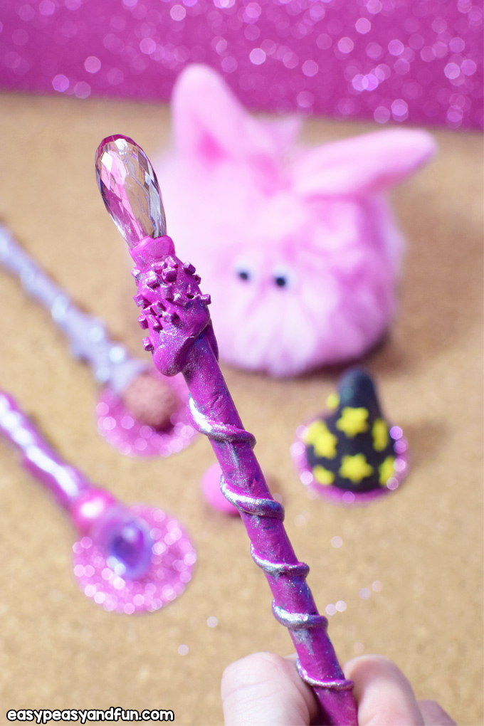 DIY Magic Wand - Easy Fairy Wand kis will love to make - great craft for kids