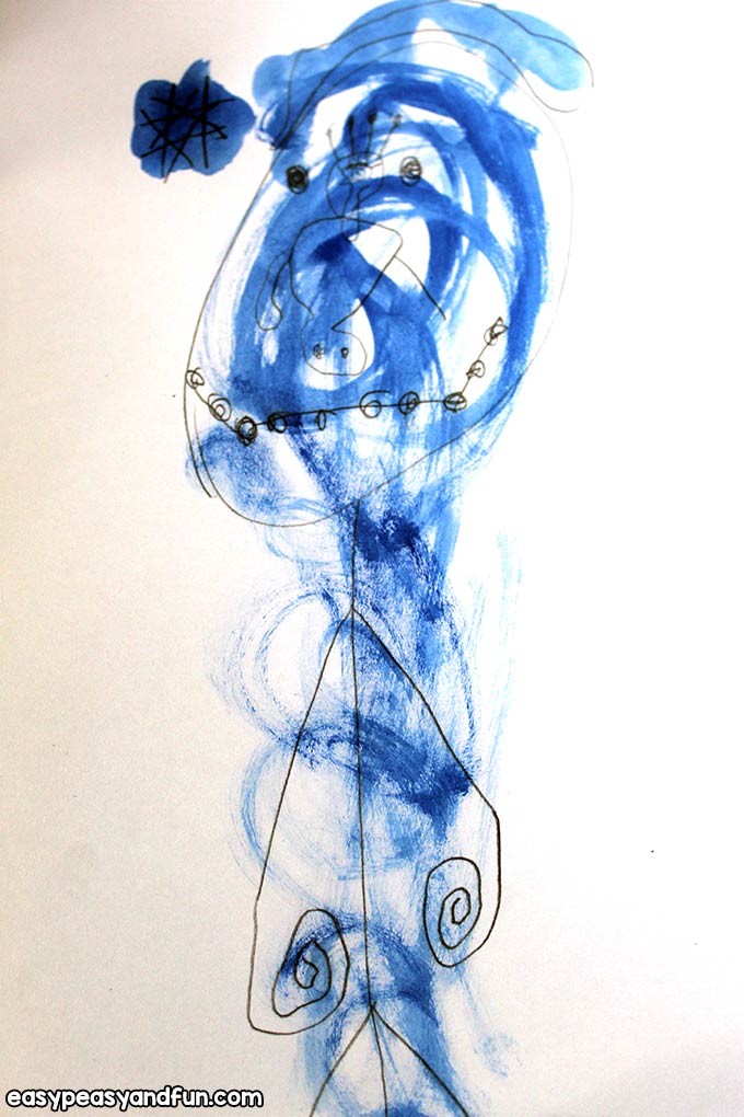 Joan Miro watercolor