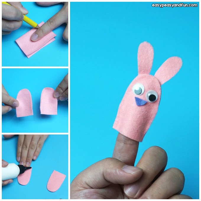Felt Easter Bunny Craft Idea for Kids