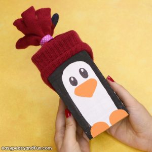Wood Block Penguin