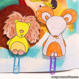 DIY Paper Clip Bookmarks Idea for Kids