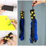 Space Windsock Toilet Paper Roll Craft Idea