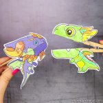 Clothespin Dragon Puppets Printable