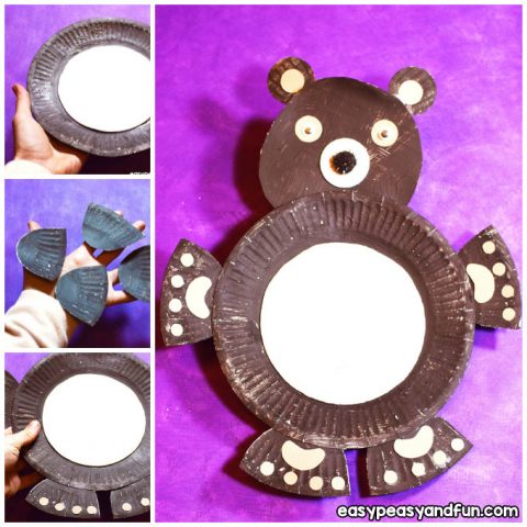 Paper Plate Bear Craft - Easy Peasy and Fun