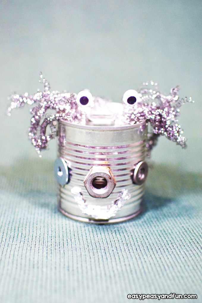 Tin Can Robots Craft for Kids