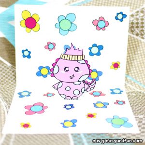 Dino Pop Up Card for Kids