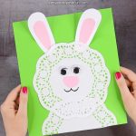 Doily Bunny Craft for Kids
