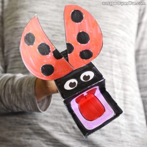 Ladybug Puppet Printable Template
