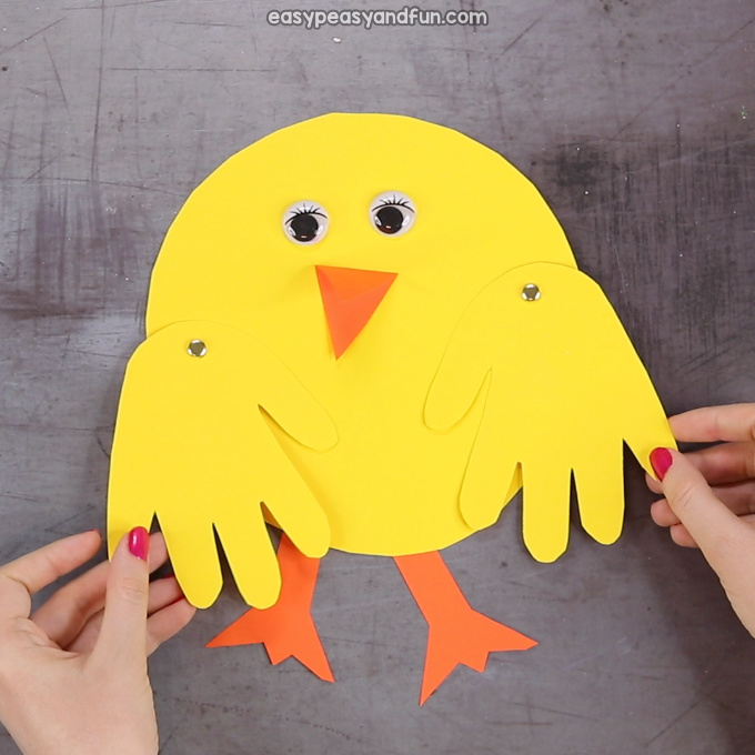 Movable Paper Chick Craft