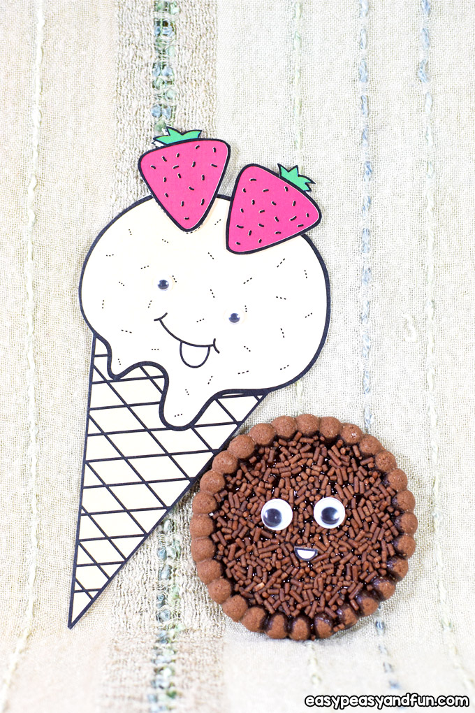 Paper Ice Cream Craft for Kids