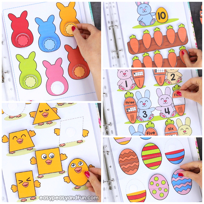 Printable Easter Quiet Book for Kids
