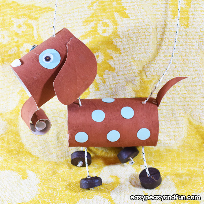 How to Make a Dog Marionette Craft for Kids