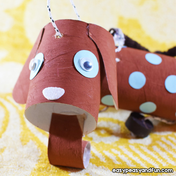 How to make dog doll crafts for kids