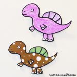 Dinosaur Scratch Art Fridge Magnets – Fun Kids Craft Activity – Party Bag Fillers, Birthday Presents, Stocking Stuffers (12-Pack?)