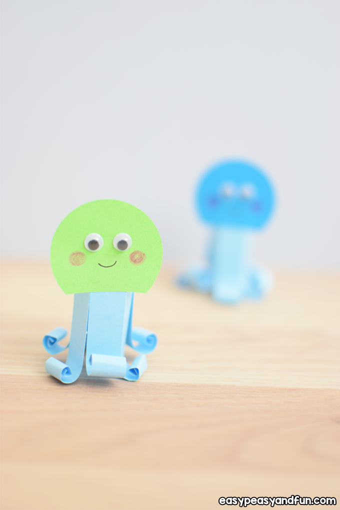 Easy Paper Octopus Craft for Kids to Make