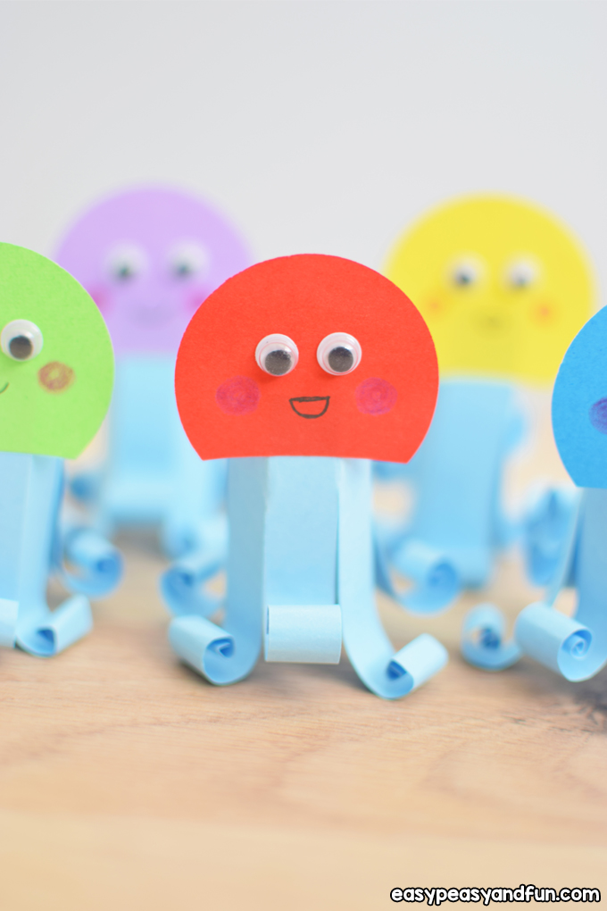 Easy Paper Octopus Craft for Kids to Make