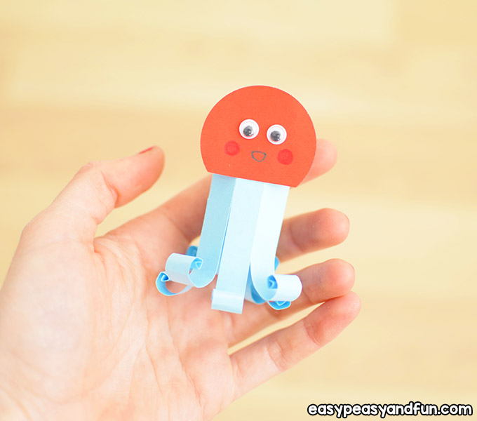 Finished Paper Octopus Craft