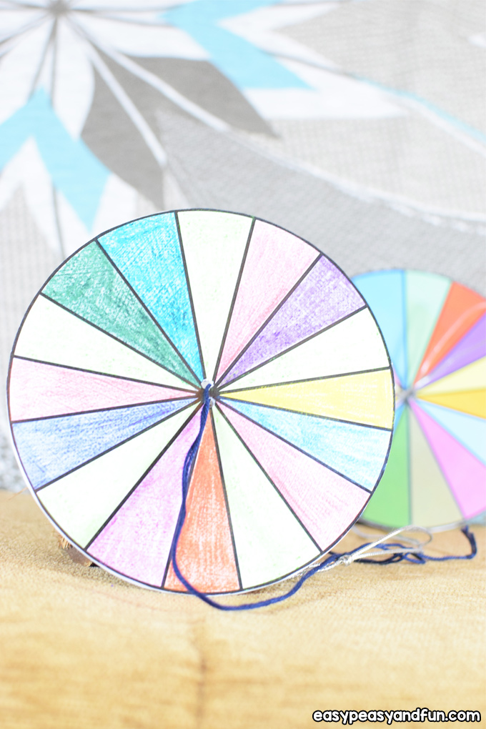 How to Make a Paper Spinner Craft for Kids
